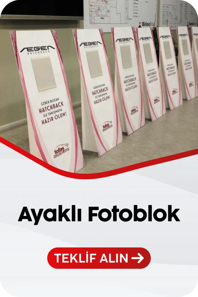 ayaklı fotoblok