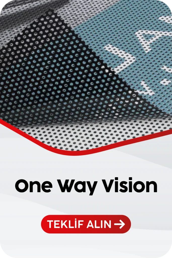 one way vision baskı